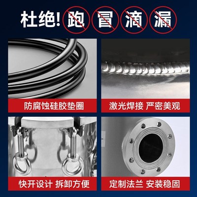 篮式过滤器316L不锈钢304碳B钢提篮式管道直通蓝氏除污器毛发收集