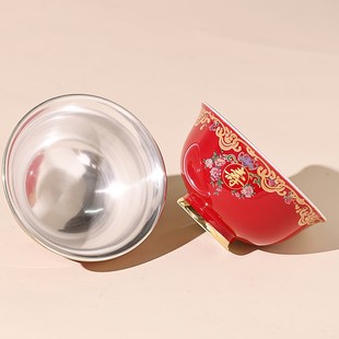 国潮文创鎏银寿礼 寿碗定制生日老人70岁80岁90寿辰寿宴答谢回礼