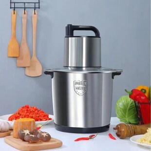 商用绞肉机2024年新款10升大容量碎肉馅儿搅拌机一机三用料理机。