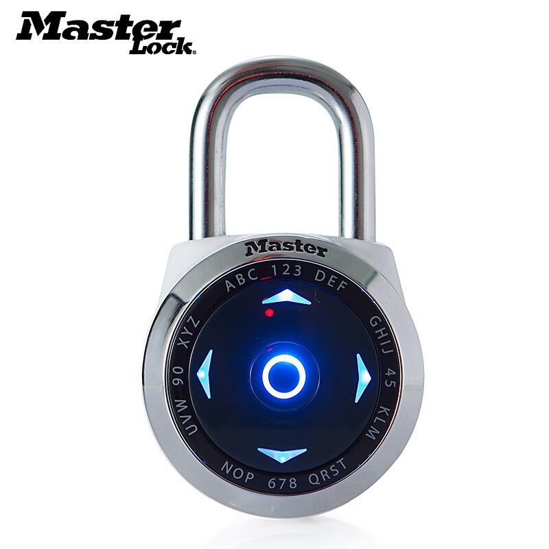 MASTERLOCK玛斯特电子锁LEDk方向密码锁创意锁密室健身房挂锁1500