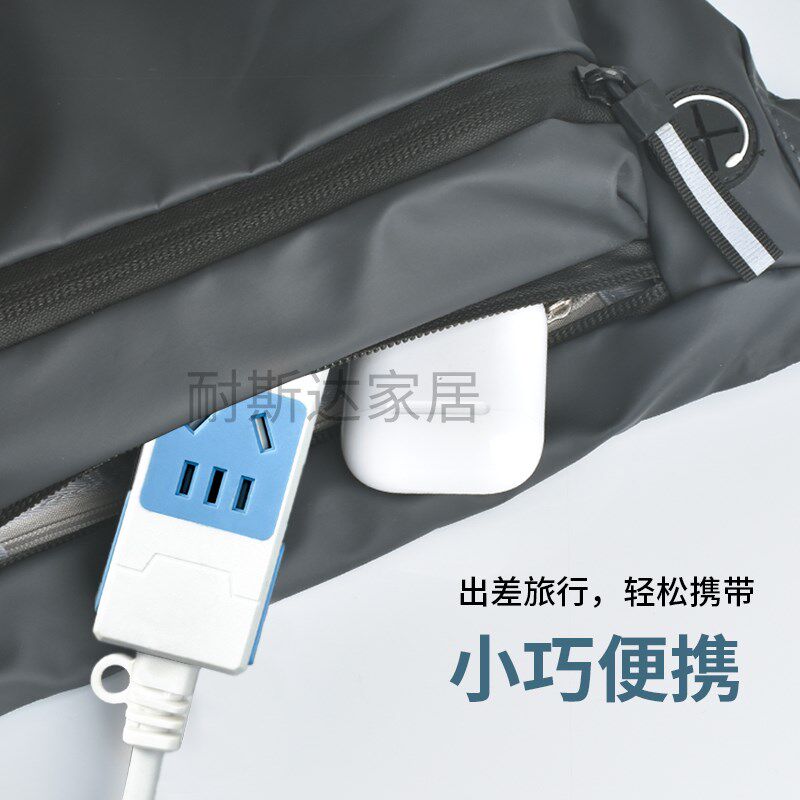 3000W大功率插座家用多功能迷你插排插板电动车延长线四位接线板