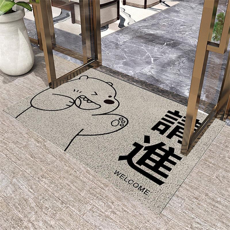 丝圈入户门地垫进门脚垫门口地毯玄关垫免洗防滑垫可裁剪地垫