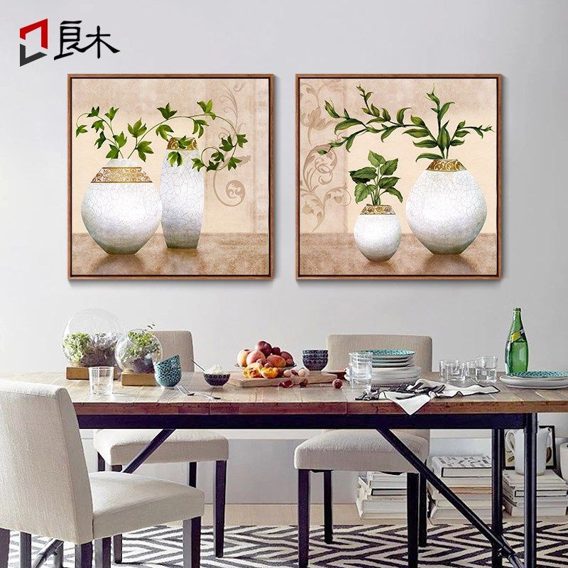 现代客厅富贵平安装饰画餐厅挂画平平安安沙发沙发背景墙画壁画,家居饰品,现代装饰画,淘宝优惠券,粉丝福利购,淘宝优惠卷