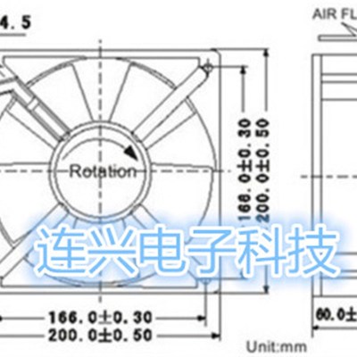 全新新捷飞AXLAL AC FAN JF20060HBL2 20CM220V/380V交流轴流风机