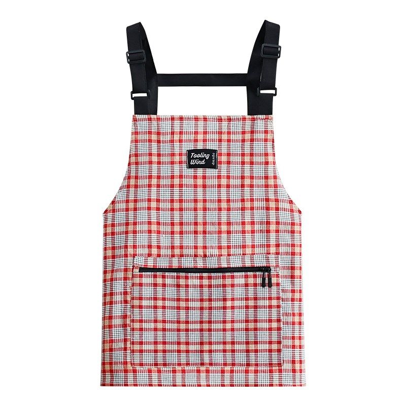 小个子专用短款可调节背带围裙防污透气夏季网红新款拉链兜工作服,家庭/个人清洁工具,围裙,淘宝优惠券,粉丝福利购,淘宝优惠卷