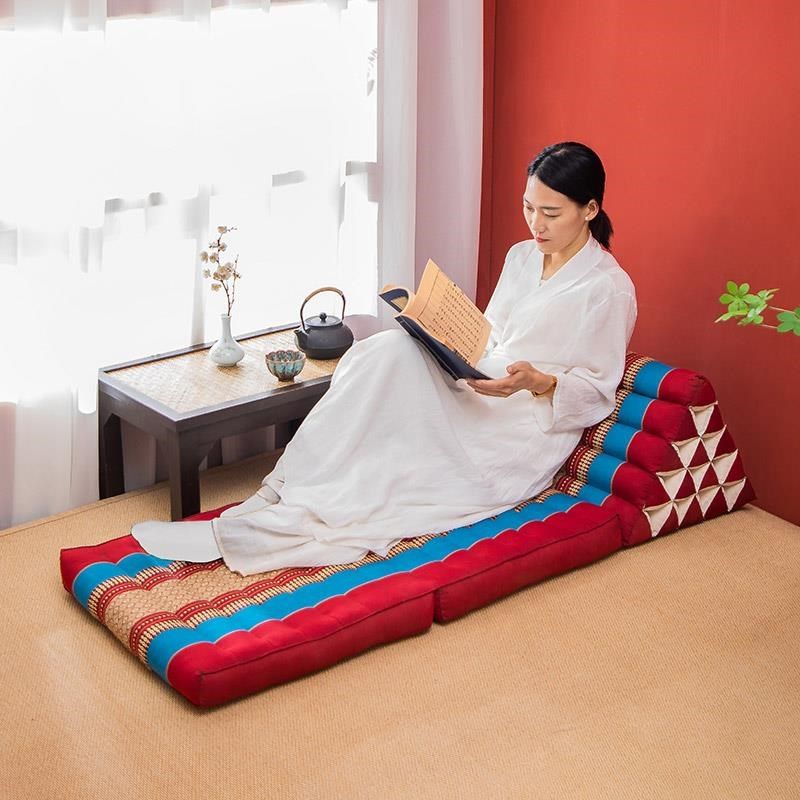三角靠垫坐垫飘窗台久坐不塌加厚地上看书懒人坐垫榻榻米靠背一体,居家布艺,靠垫/抱枕,淘宝优惠券,粉丝福利购,淘宝优惠卷