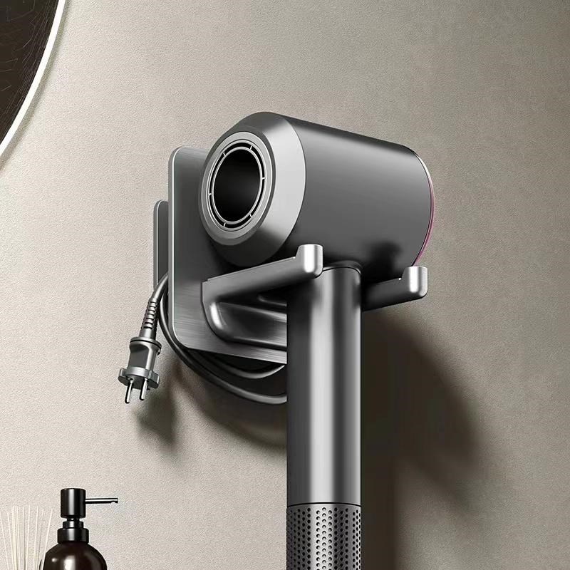 德国唯宝吹风机置物架免打孔卫生间点吹风机支架风筒Z收纳架酒店
