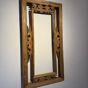 古旧老木雕窗花手工艺品创意特色挂件璧饰艺术空间摆件2551