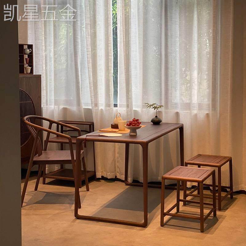 速发新中家黑胡桃木桌简约茶台椅组合小型禅意功夫茶泡茶台实木式,住宅家具,家用茶台/茶桌,淘宝优惠券,粉丝福利购,淘宝优惠卷