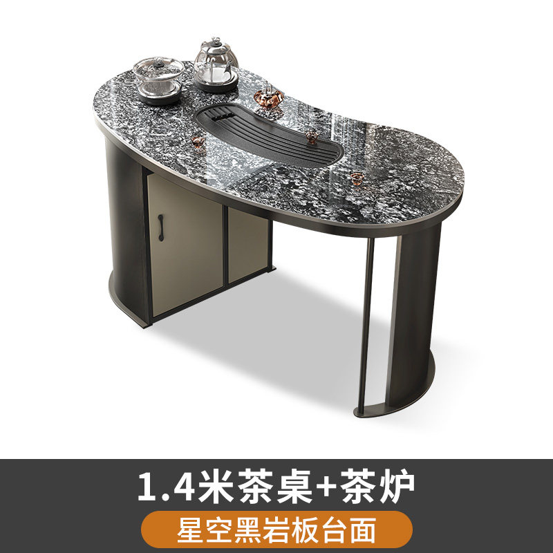 速发新品岩轻K台板茶台简约茶桌椅组合奢小户型烧水壶一体全自,住宅家具,家用茶台/茶桌,淘宝优惠券,粉丝福利购,淘宝优惠卷