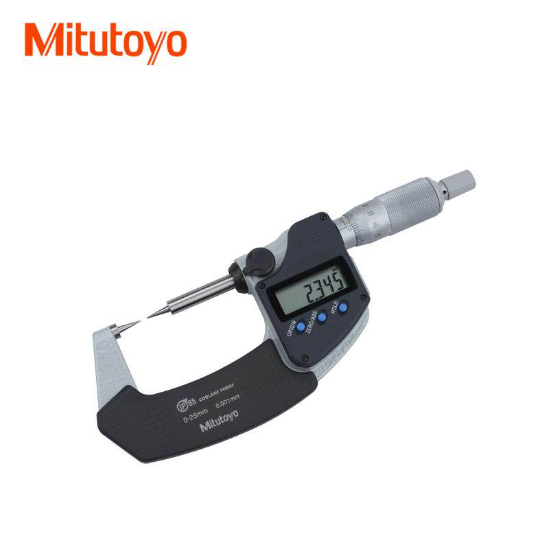 日本三丰数显外径双尖头千分尺0-25mm 342-251螺旋测微器实体店