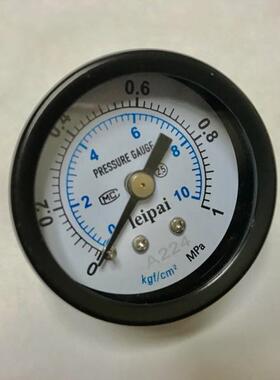 轴向压力表 Y-40Z 0-1mpa 10kgf/cm2 直径40mm 铜螺纹PT1/4 ZG1/4
