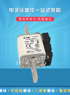 巴斯曼快速熔断器保险丝170M3664 3665 3665 3666 3667 3668 3663