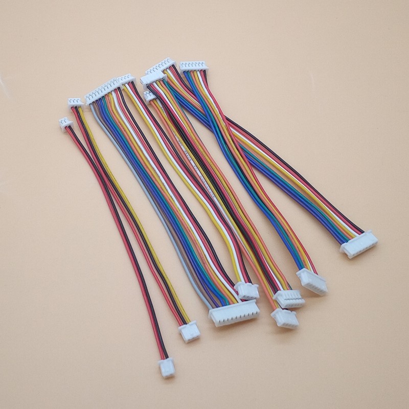 10Pcs JST 1.25MM 2P/3P/4P/5P/6P/7P/8 Pin Same / Reverse Dire