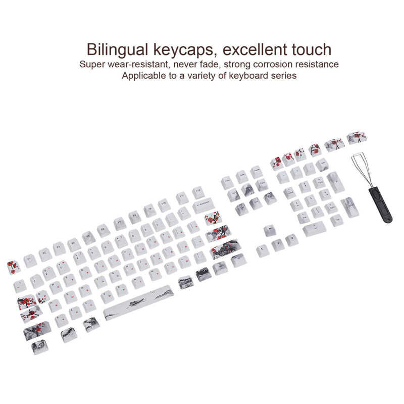 110 Keys Dots Keycaps PBT Key For standard 60 87 104 108