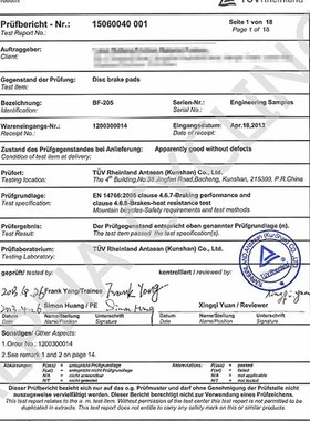 包邮 适用Hope Trial Zone Hope Mono Trial ECHO TR来令片刹车片