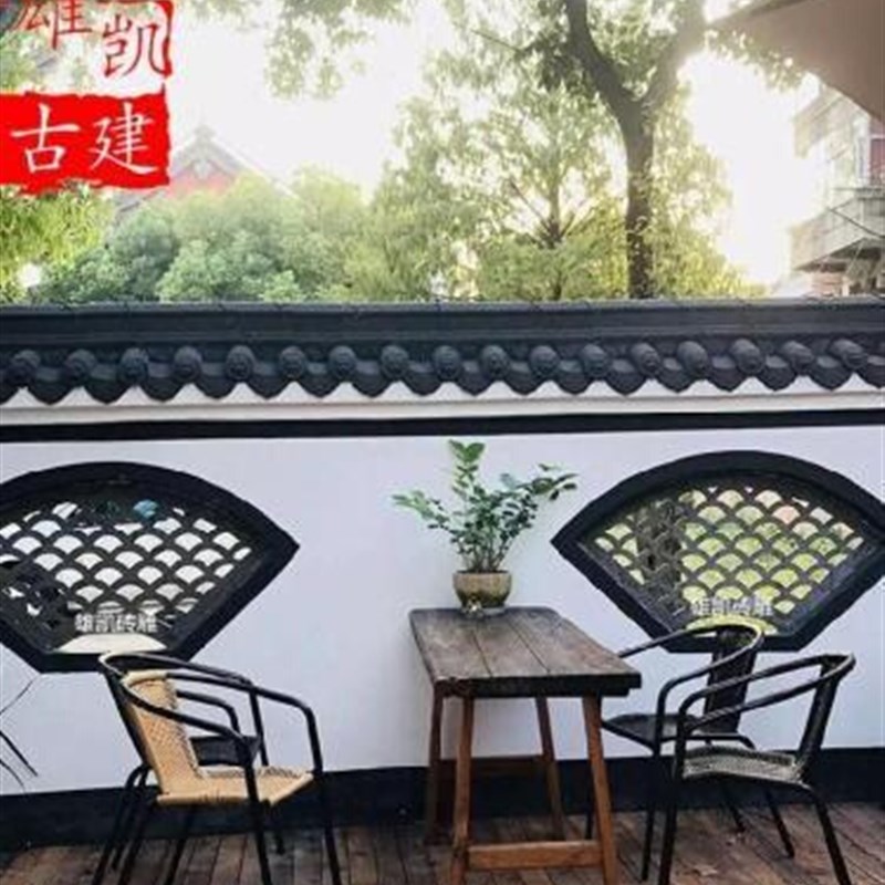 回新款模具模具仿古窗花葡萄60cm瓦砖雕格万字松花纹门窗鹤水泥窗