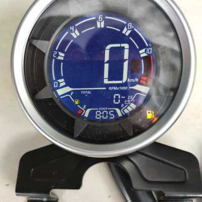 新款复古太子车改装液晶仪表里程表转速油带支架16档超清va真彩