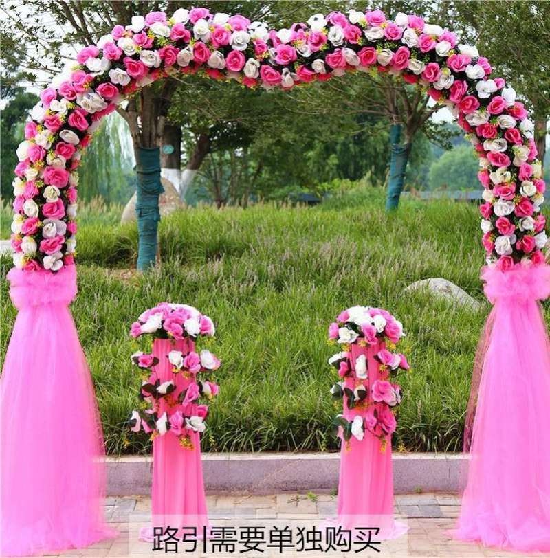欧式礼门装饰用品布置场地大门婚庆礼仪新婚花圃庆祝摄影拱门花架