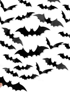 Bats Wall Decor 3D Bat Halloween Decoration Bat Wall