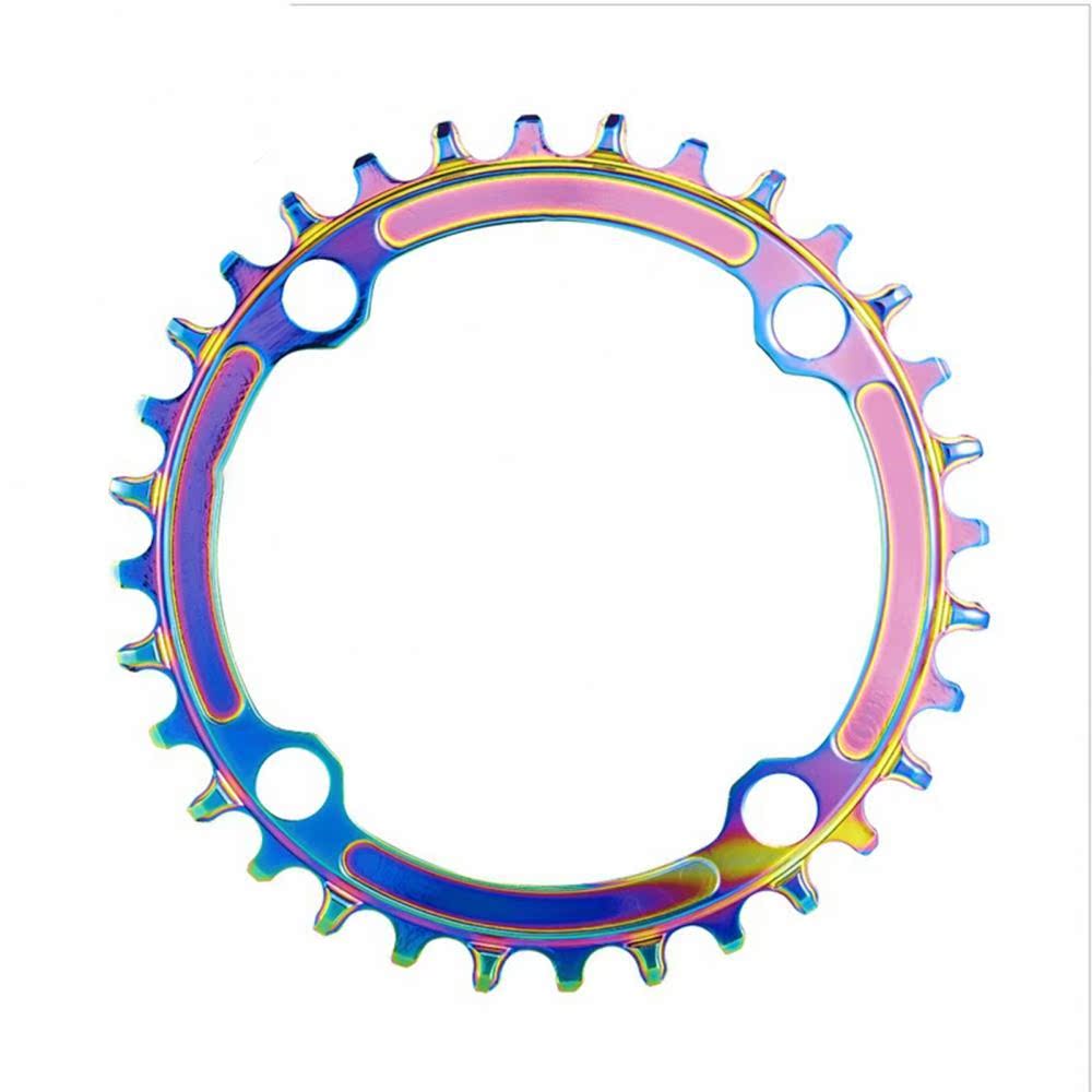 32T/34T/36T/38T 104BCD bicycle round vacuum plating wide