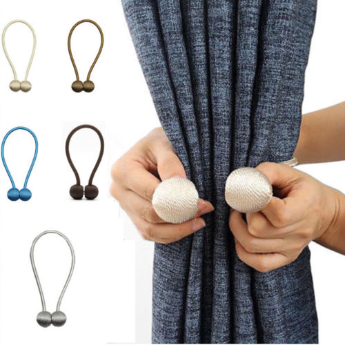 2019 New Magnetic Pearl Ball Curtain Tiebacks Tie Backs Hold
