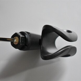 萨克斯话筒支架中音次中音话筒夹无线麦克风架便携式演出配件