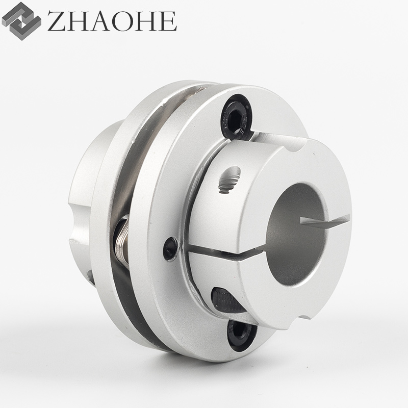 单膜片联轴器B型台阶式法兰型膜片弹性伺服电机丝杠铝合金连轴器