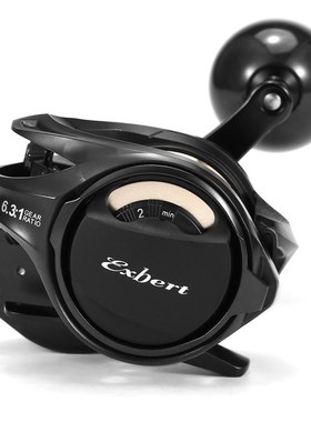 EXBERT Carbon Fiber Baitcasting Reel 9+1BB Fishing Reel High
