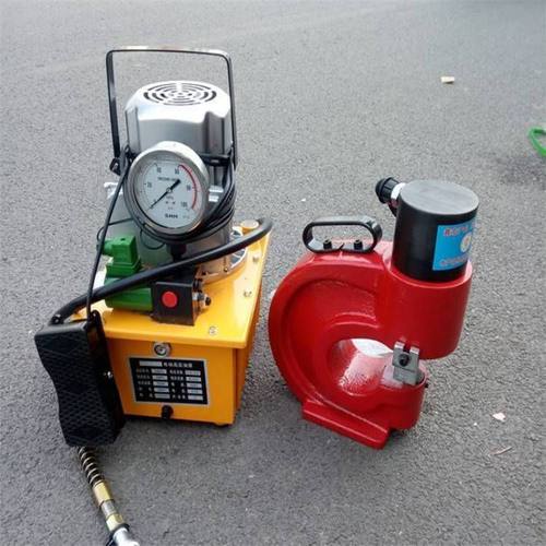 新品CH-80液压冲u孔机 铁板角钢槽钢冲孔 母线加工