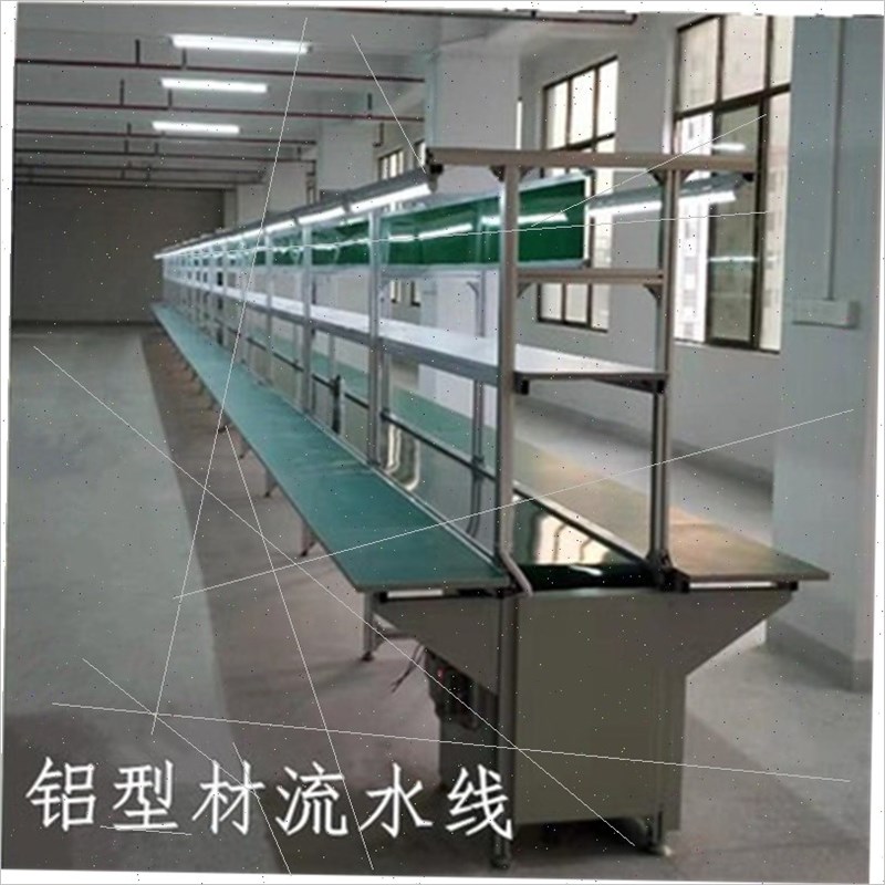 新品深圳流水线工作台重工车间自动化F装配生产线输送带拉线静电