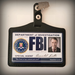 美剧汉尼拔人物胸卡皮夹子 拔杯同人 Hannibal Will 漫展Cos拔叔