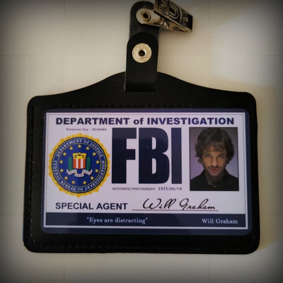 美剧汉尼拔威尔胸卡皮夹子 拔杯 同人 休丹西 Hannibal Will Cos