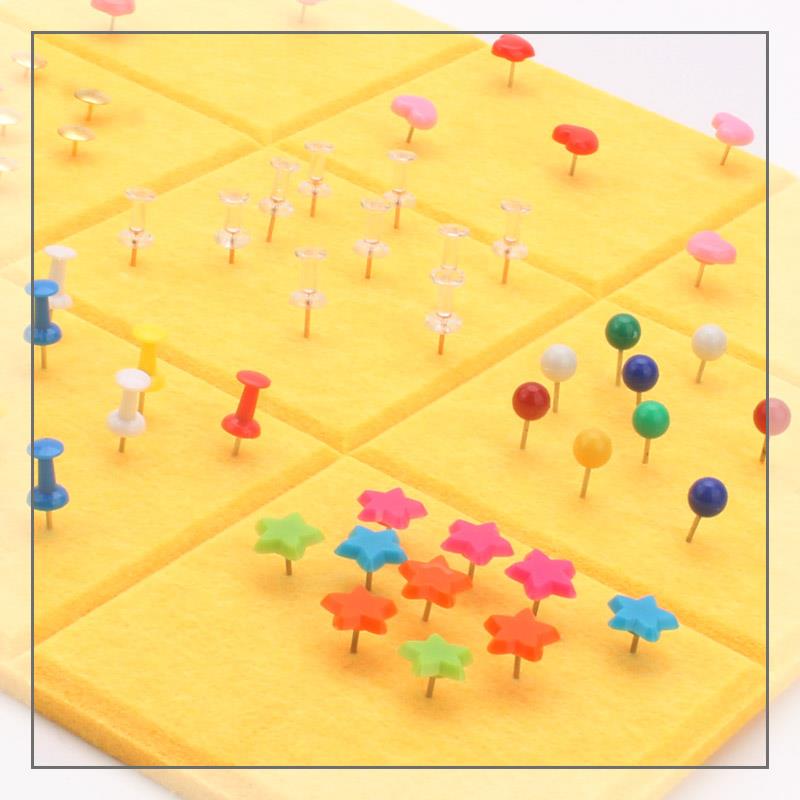 适用组合造型工字图钉 装饰留言照片墙毛毡软木板配件美工按钉子7