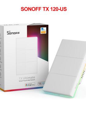 适配Sonoff TX T5 120 1C 2C 3C US美规墙壁智能开关语音控制定时