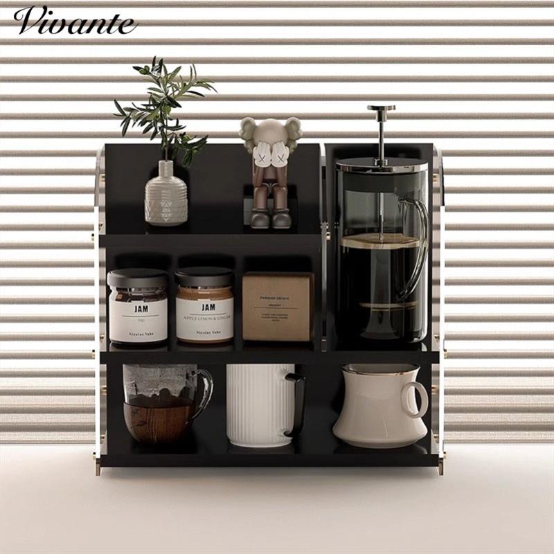 适用德国高级感杯架置物架玻璃水杯咖啡马克杯收纳盒轻奢亚克力取