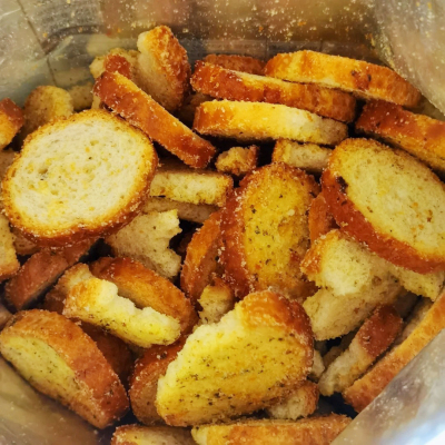 一口沦陷法式蒜香面包干酥脆浓香