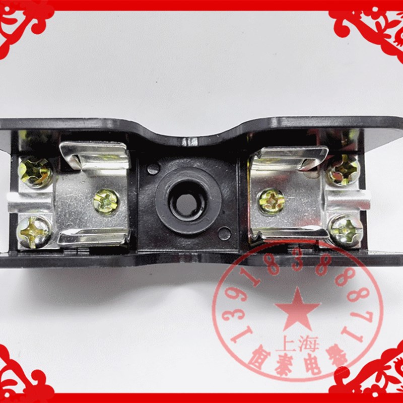 圆筒帽形熔断器底座 RT19-100(AM4)保险座 适配R017 22X58芯子