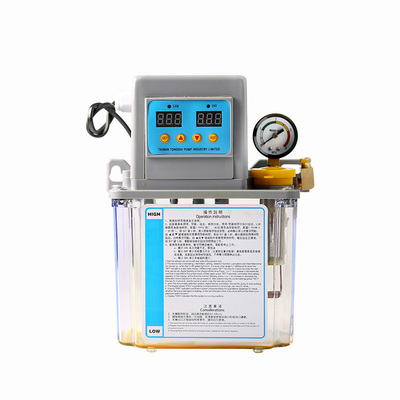 润滑油泵电动加油泵全自动220V数控机床电磁泵定时供油齿轮注油器