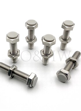 SSTS6M8-15 20 25 30-6 硅橡胶(浅灰色)防松动挡块螺丝TDB86