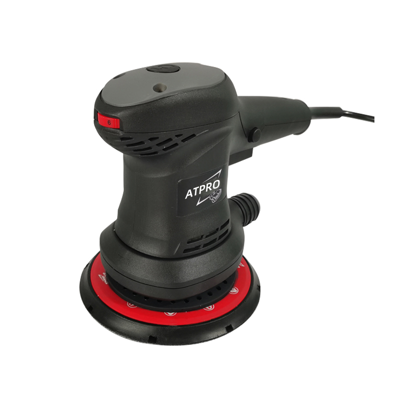 6寸电动砂纸机有刷干磨机汽车原子灰腻子打磨头圆形磨灰机150mm