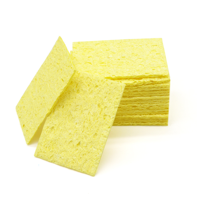 除锡棉方形海棉耐用耐高温焊接清洁海绵 电烙铁压缩清洗垫片环保