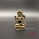 纯铜四臂观音 度母佛口袋佛迷你佛像铜佛老铜复古包浆 精美小佛像