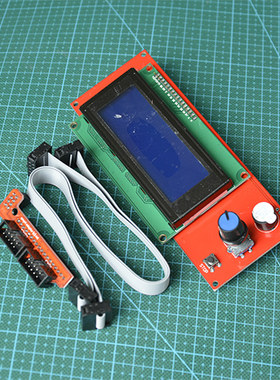3D打印机配件 RAMPS LCD2004智能控制显示屏 和 SD插槽