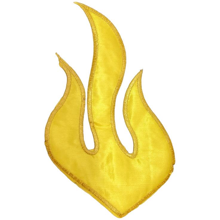 火焰火球刺绣布贴民族风彝族火苗绣片演出服装装饰辅料烫花