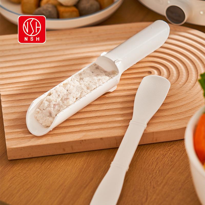 .家用肉丸子制作器神器压丸子捞肉丸勺子鱼丸挖勺器挤肉丸工具