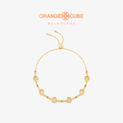 Orange Cube彩虹糖手链气质原创设计高级轻奢首饰品女友新年礼物