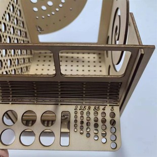 针织钩针收纳多功能工具纱碗针织礼品 yarnbowl跨 Multi woodeOn