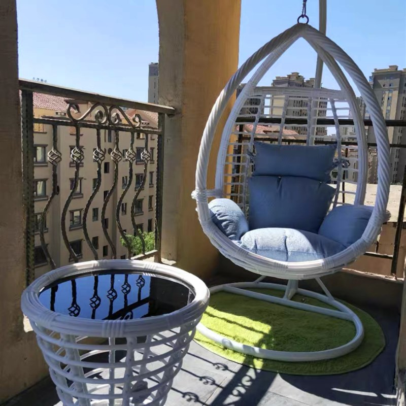 2I吊椅c户外秋千吊篮藤椅家用休闲懒人室内阳台鸟巢椅吊床摇篮椅