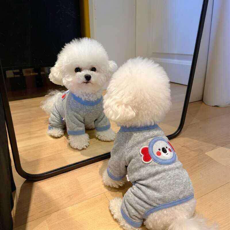 狗狗衣服小狗宠物比熊雪纳瑞中小型犬背心秋冬保暖猫咪衣服防掉毛